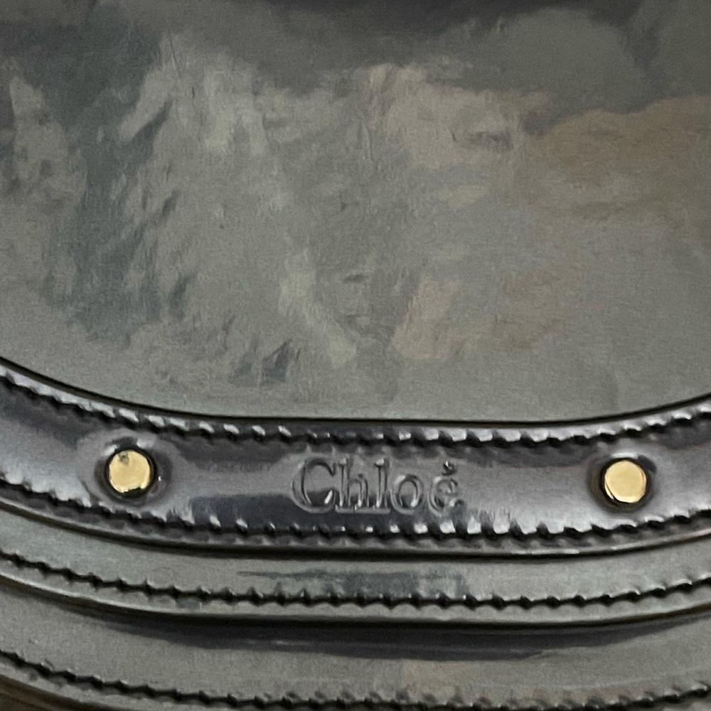 Chloe Bracelet Navy Handbag with strap - Picture 3 of 9